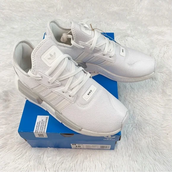 adidas gazelle silver green womens adidas Nmd R1 Cloud White Acid Red (Women's) main image 0